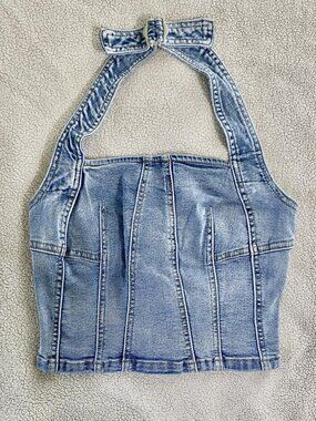 Sincerely Jules for Bandier Women's Blue Vest